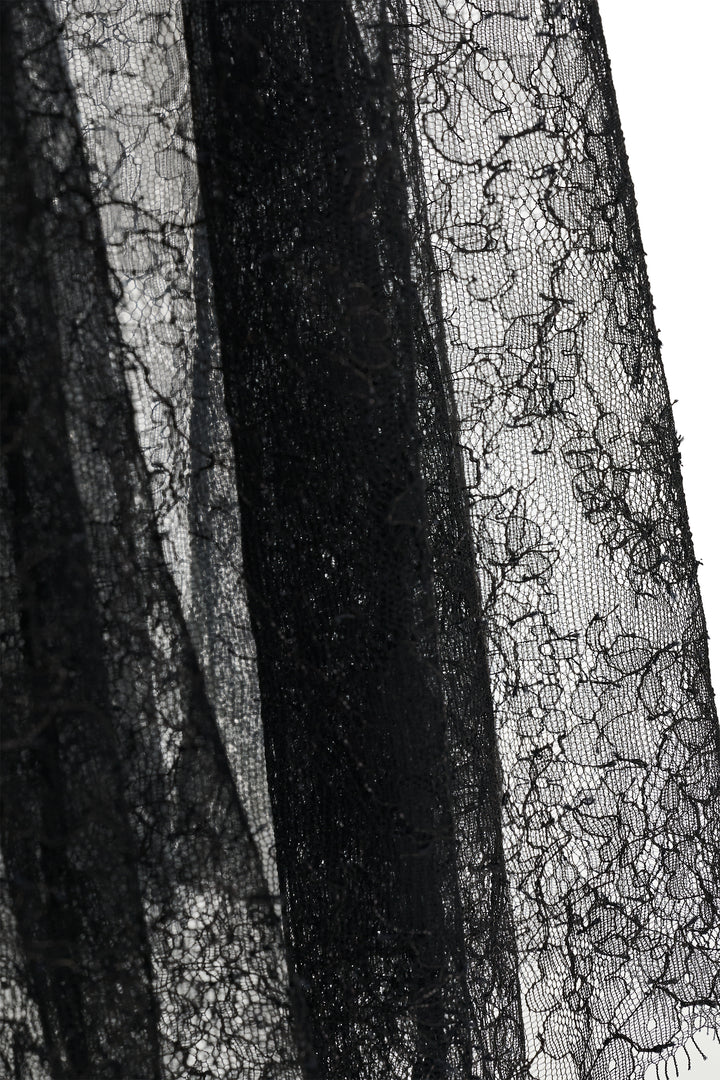 NEPHELE FRENCH CHANTILLY LACE SKIRT