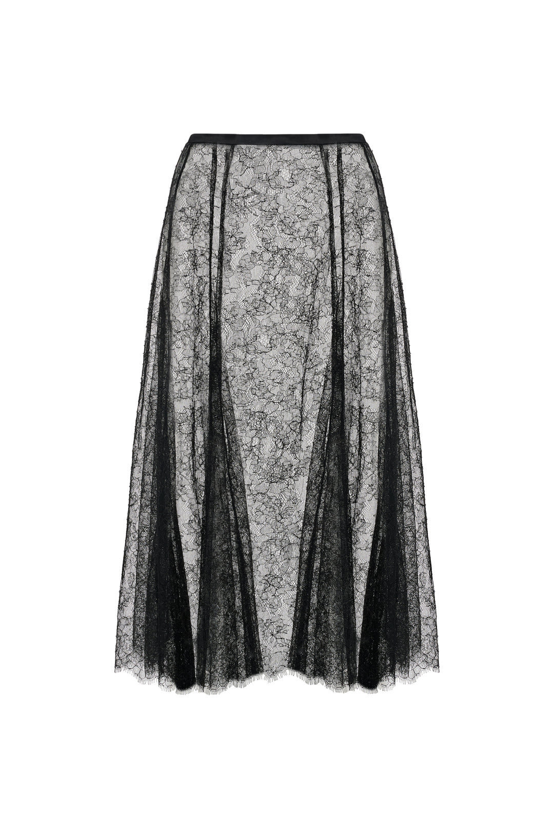 NEPHELE FRENCH CHANTILLY LACE SKIRT